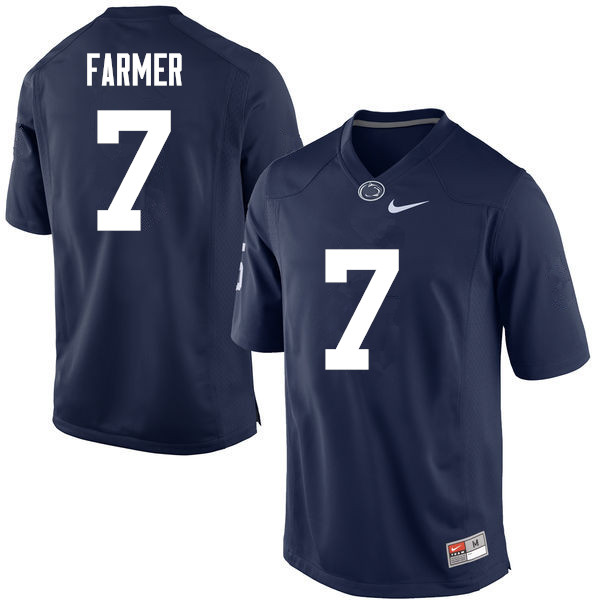 Men Penn State Nittany Lions #7 Koa Farmer College Football Jerseys-Navy